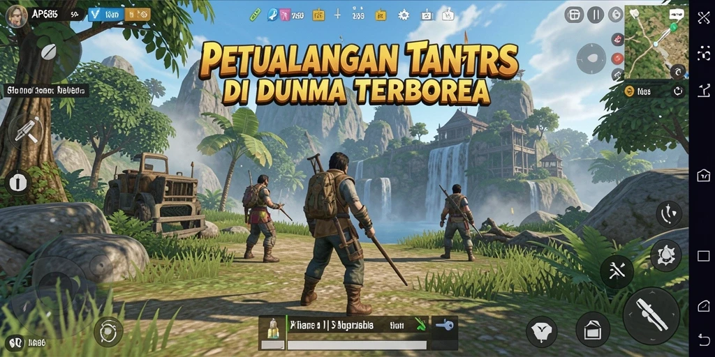 Screenshot dari gameplay AP686 menampilkan petualangan seru di dunia terbuka.