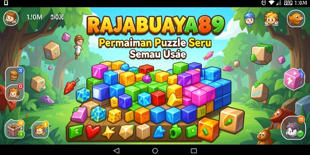 Tampilan gameplay RAJABUAYA89 dengan teka-teki menantang.