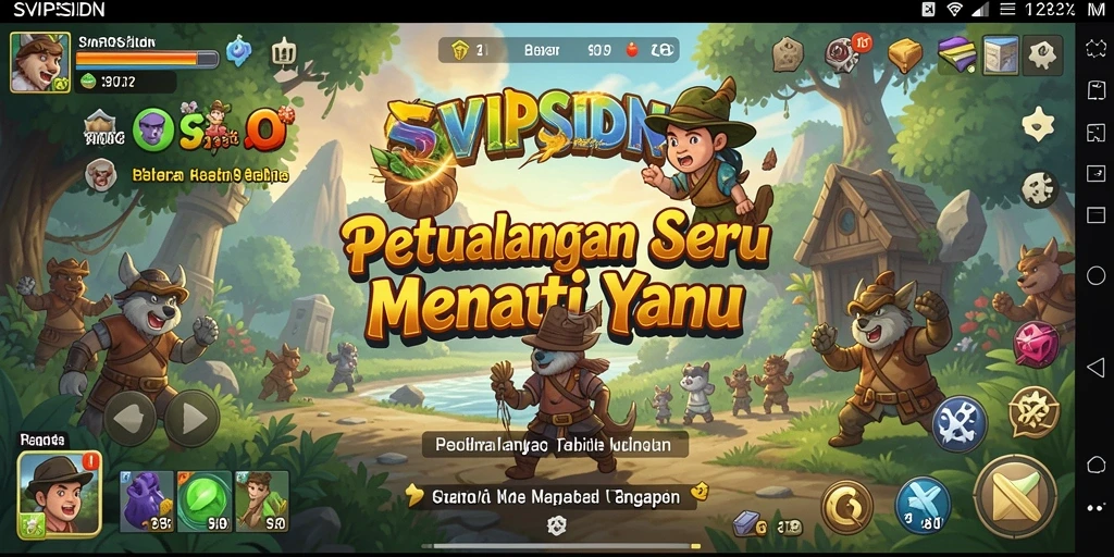 Tampilan gameplay seru di dunia petualangan SVIPSIDN.